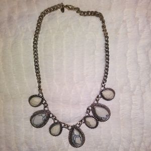 {Express} Stone Statement Necklace